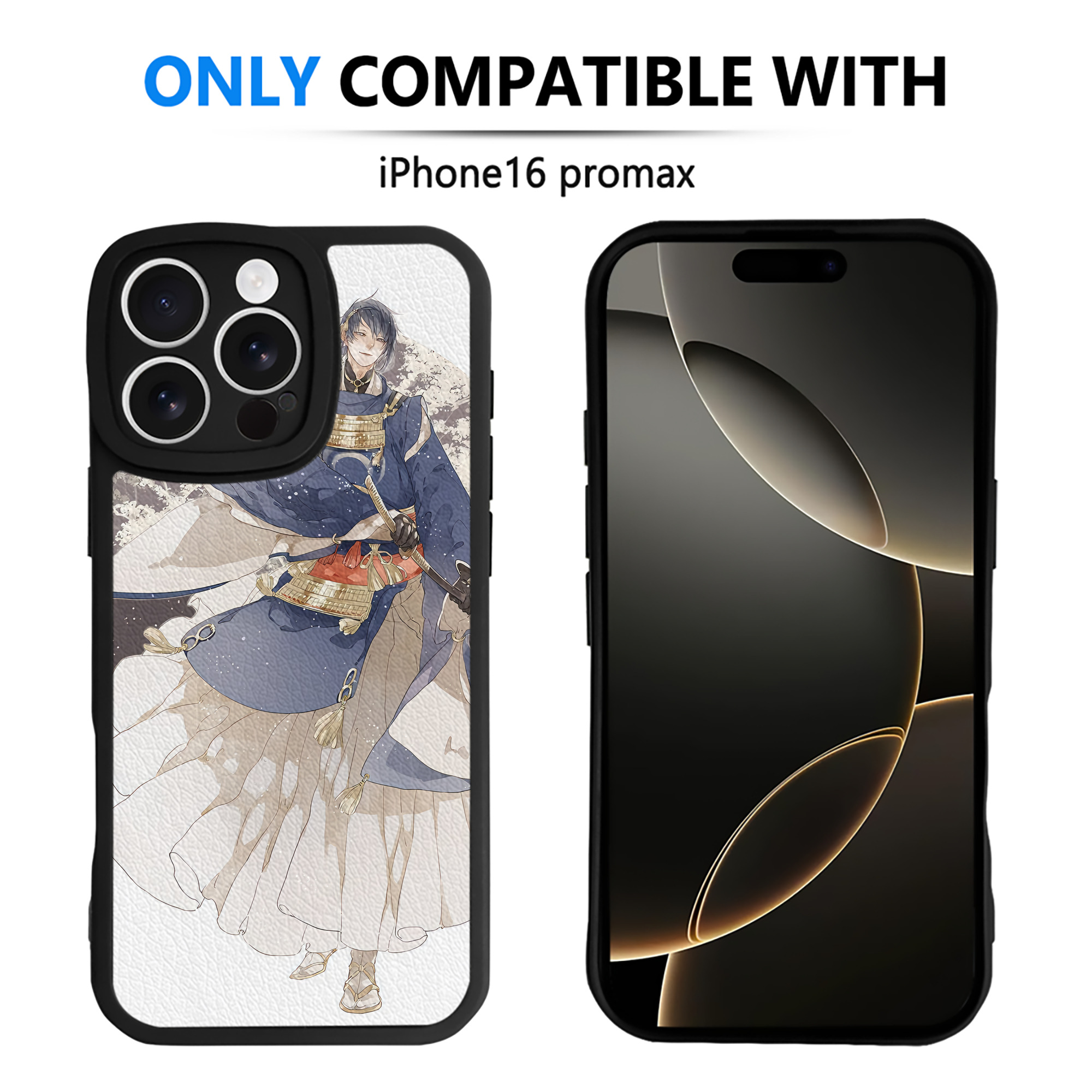 （画像用） 刀剣乱舞 Touken Ranbu 【iPhone 16シリーズ対応】シリコンスマホケース（レザー調） 材質：シリコン